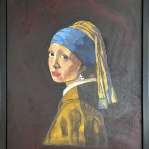 GIRL WITH THE PIERCING EYES 18”x24”